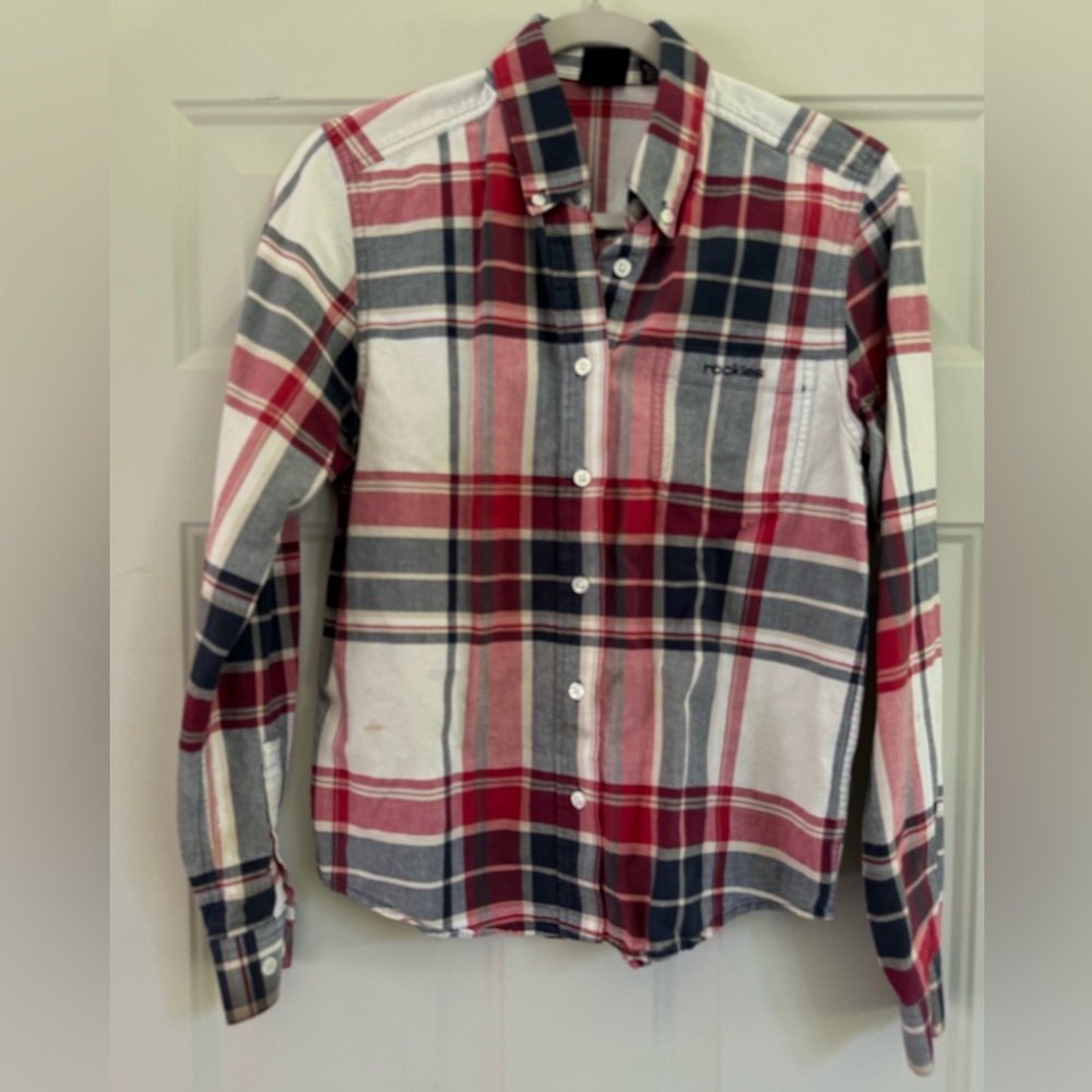 Rockies Red and Blue Plaid Shirt